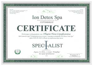 �.������ ������ ���� ����������� ���������� ���� Ion Detox Spa